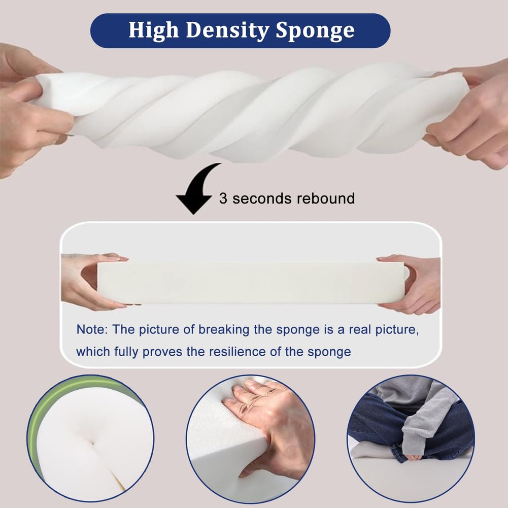 Tragbare Klappmatratze für Einzel- oder Doppelbett, 5 cm/8 cm/10 cm, Campingmatratze mit waschbarem Bezug und Reisekissen, Gästebett, Lösung, Grau, 160 x 60 x 8 cm