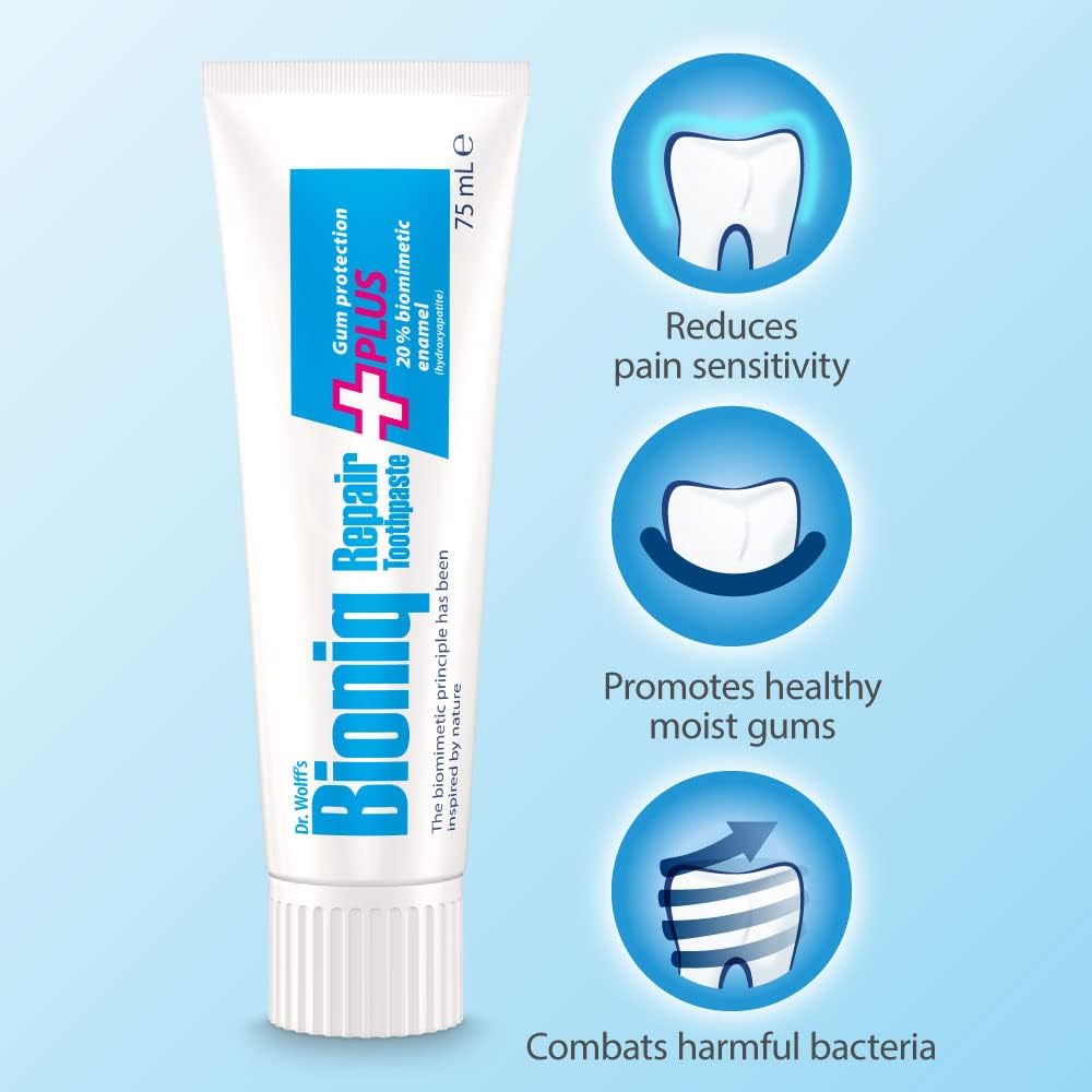 Dr. Wolff’s Bioniq Repair Plus Toothpaste Fluoride Free with