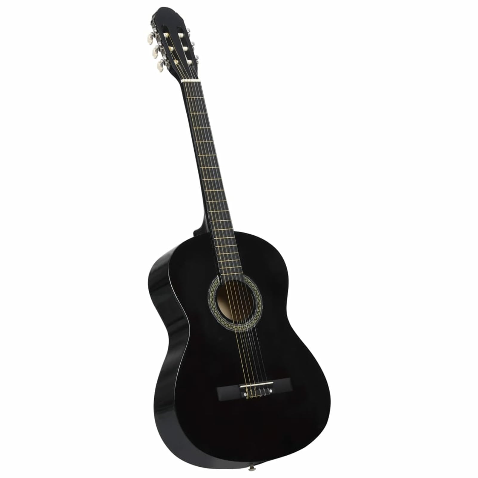 ShGaxin Chitarra Classica per Principianti Nera 4/4 39" in Tiglio,Arte e Svago,Hobby e Arti Creative,Strumenti Musicali,Strumenti a Corda,Chitarre-70110