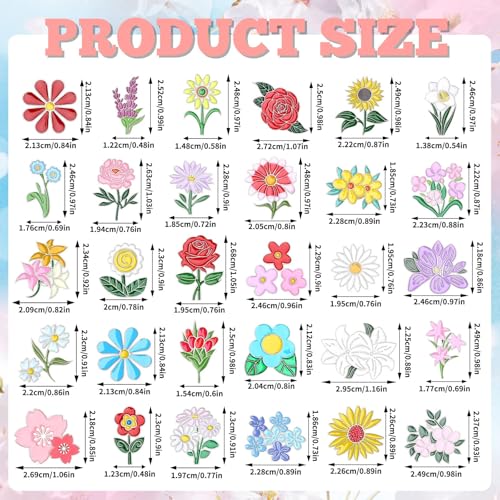 Image of SANNIX 60Pcs Flower Enamel Pins, Bulk Floral Lapel Pins for Backpacks, Cute Spring Flowers Brooch Badges for Clothes Bags Hats Accessories, 30 Styles