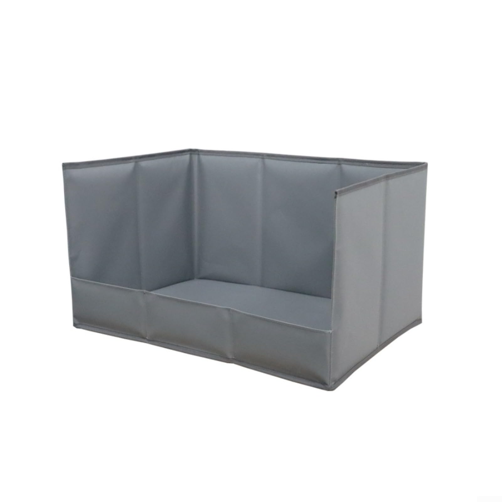 Bordfly Foldable Dog Toilet with Waterproof Insert for Small and Medium Dogs High Walls Easy Cleaning for Home Balcony and Indoor Use (Grey S)