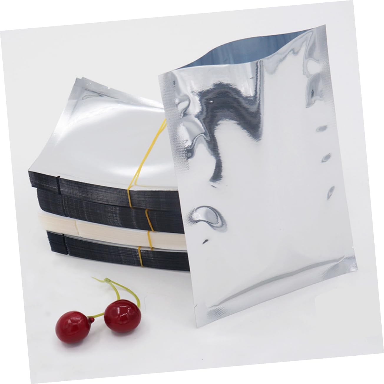 Beavorty 4 Set Di Contenitori Ermetici in Alluminio Riutilizzabili Per Snack Per Caramelle Snack E Tè 100 Pezzi * 4