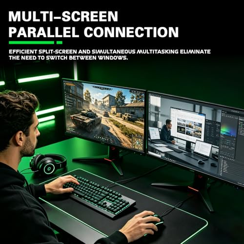 Image of SURALLOW RX 580 Graphics Card 8GB 2048SP, GDDR5, 256 Bit, Pc Gaming Video Card, 3*DP, HDMI, PCI Express 3.0 with Freeze Fan Stop for Desktop Computer GPU for Gaming PC