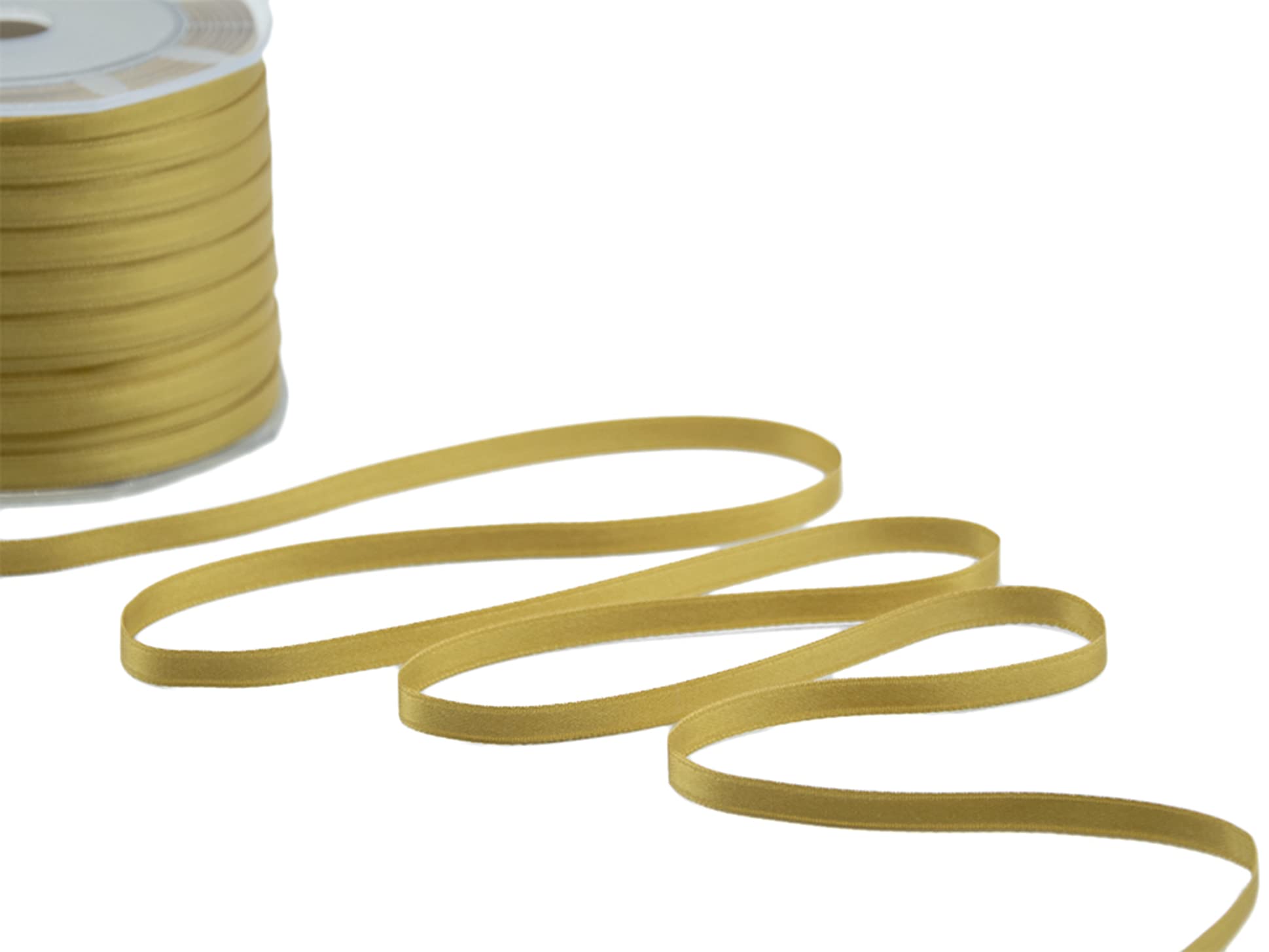 Furlanis Ribbon, Mustard Yellow, 6 mm x 25 m