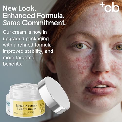 Clearbody Manuka Honey Eczema Cream – Organic Honey & Collodial Oatmeal Moisturizer for Soothing, eczema, Dry & Itchy Skin – Face & Body Lotion - Plant-Based Formula (4oz) - Thumbnail 2