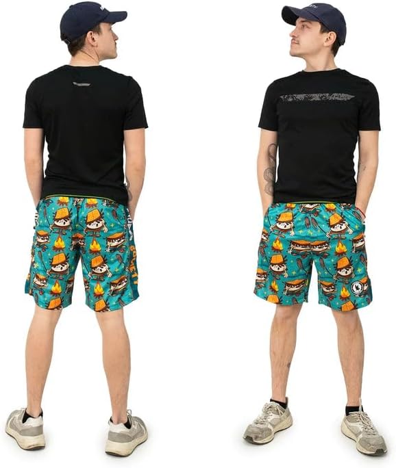 Flow Society Mens S'Mores Society Attack Short with Pockets