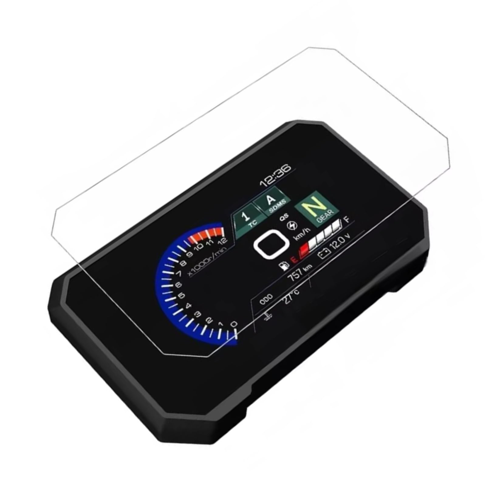 Folie Motorrad Display Kompatibel Mit Suzuki Für GSXS1000 2025–2026 Motorrad-Displayschutzfolie Instrumenten-Cluster-Schutzfolie TFT-Display