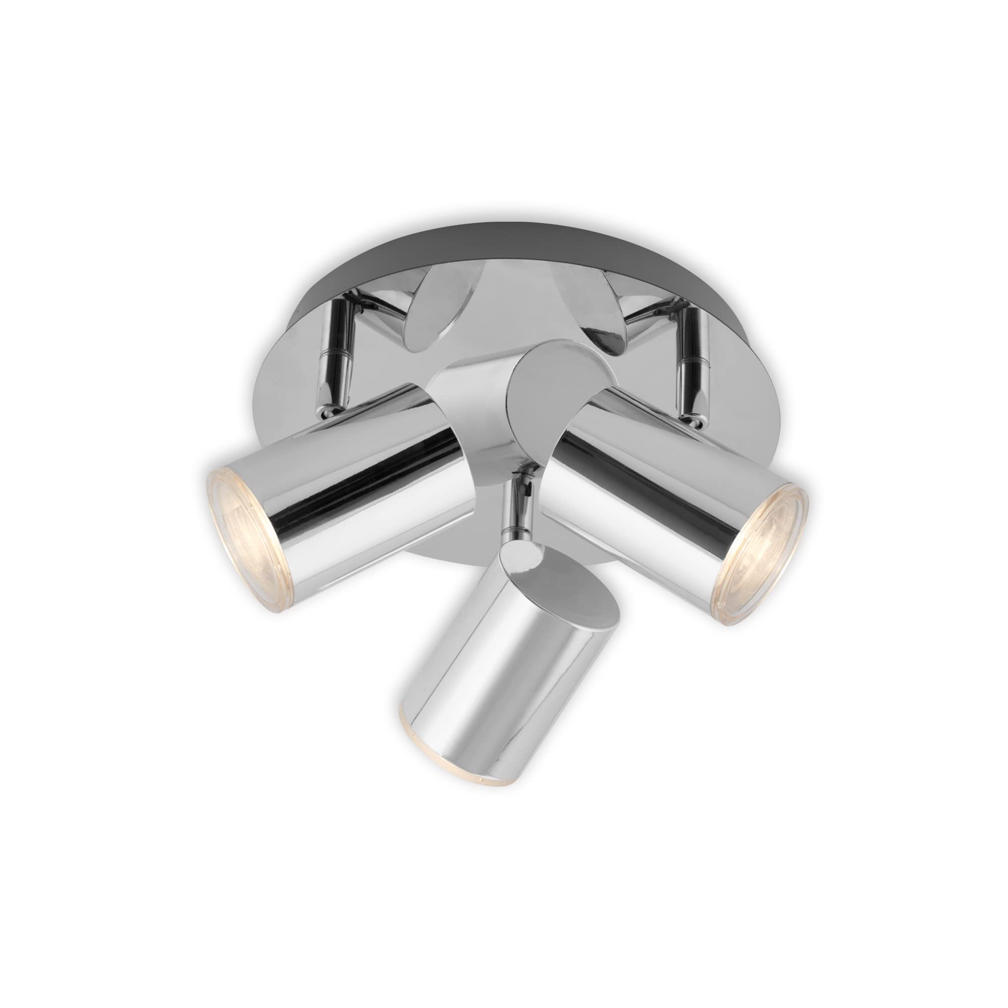 BRILONER LED Inbouwspot set 7050 86 mm nikkel mat, 3 stuks kopen