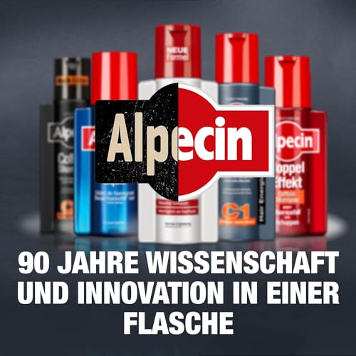 Foto von Alpecin Schuppen-Killer Shampoo, 2 x 250 ml - Anti-Schuppen-Shampoo für Männer - Anti-Dandruff-Shampoo - Killt Schuppen und beugt vor, geeignet bei fettigen Schuppen - Schonend zur Kopfhaut für Herren