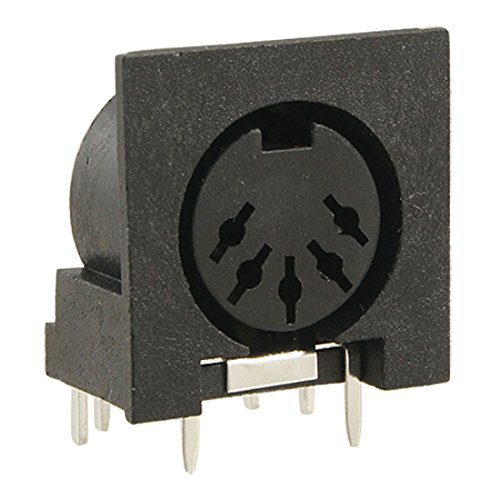 Aexit 5 Pzs Accesorios Audio Video Conector DIN 5 Pin miniatura 1