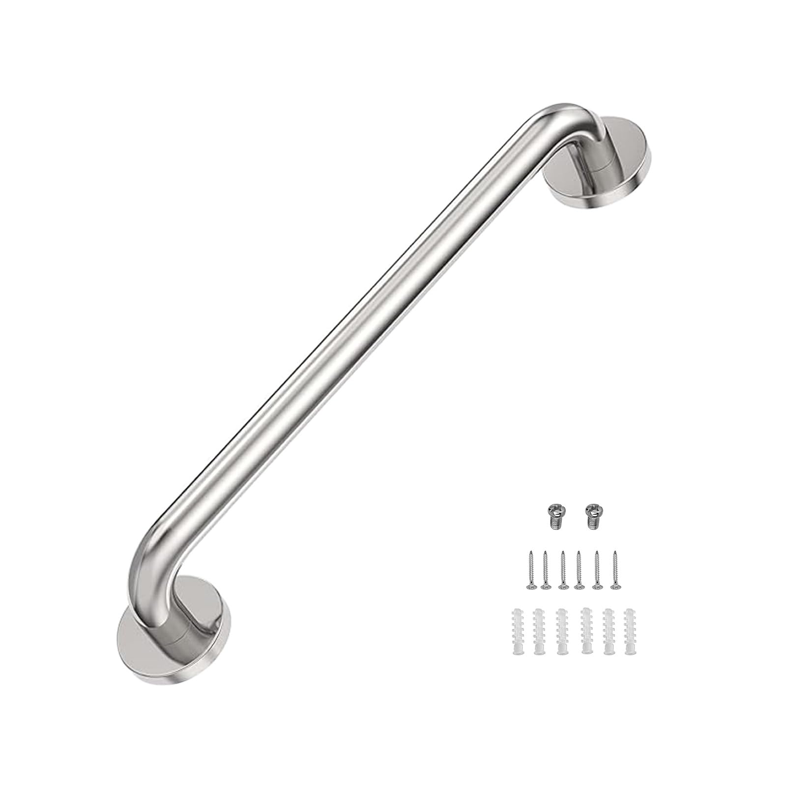 FKXSXAZ Bathroom Grab Bar - 304 Stainless Steel Shower Handle, Safety Garb Rails for Kitchen Bedroom Bathtub Steps, Balance Support Bars Handicap(2.6ft/80cm)