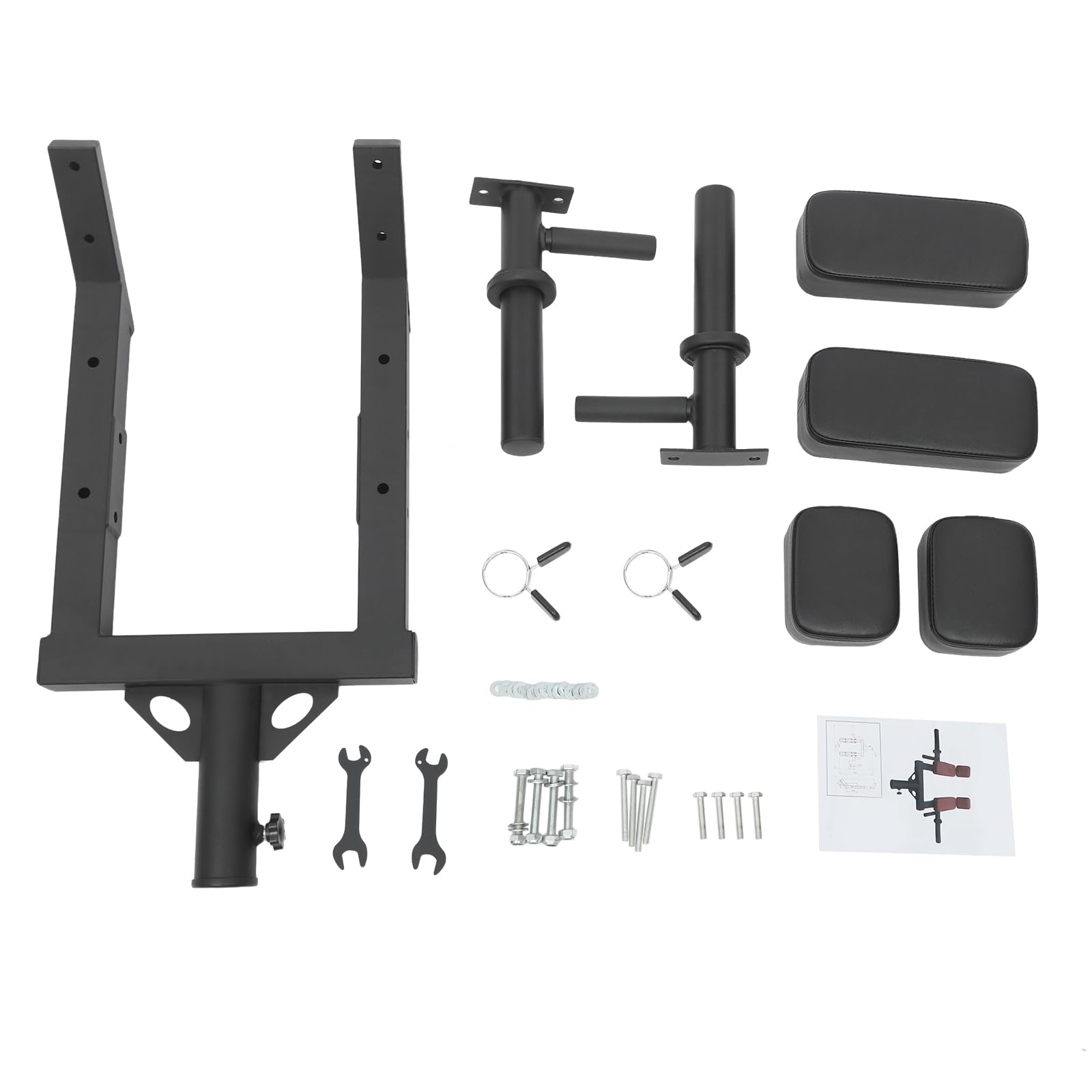 Viking Press - Maniglia per bilanciere olimpico da 5,1 cm, accessori per l'allenamento Core Strength, pressa a spalla per dispositivi di fissaggio per spalle, schiena, gambe