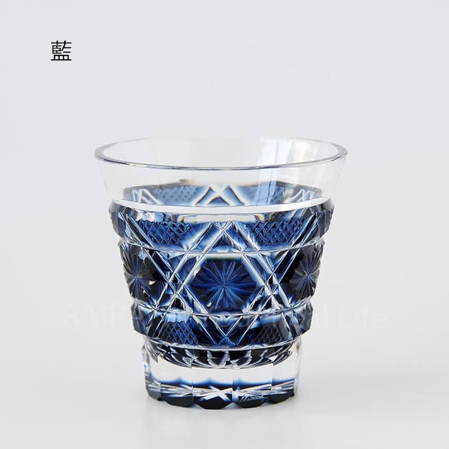 Amazon.co.jp: 島津興業 薩摩切子 冷酒グラス cut01 (藍) : ホーム Amazon.co.jp: 島津興業 薩摩切子 冷酒グラス cut01 (藍) : ホーム