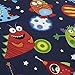 Set de Fundas Infantiles para edredón - Reversible - Estampado del Espacio...