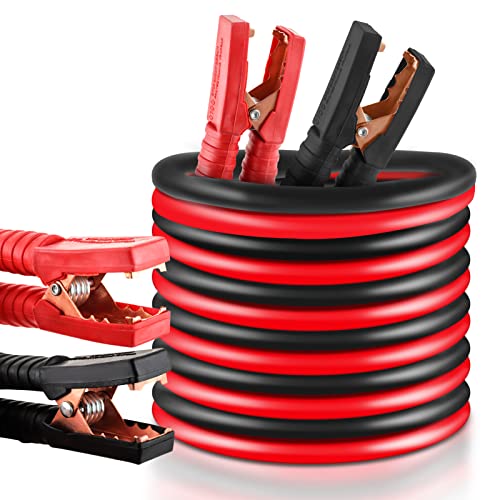 Holdfiturn 6M 3000Amp Booster Cables for Cars and Vans