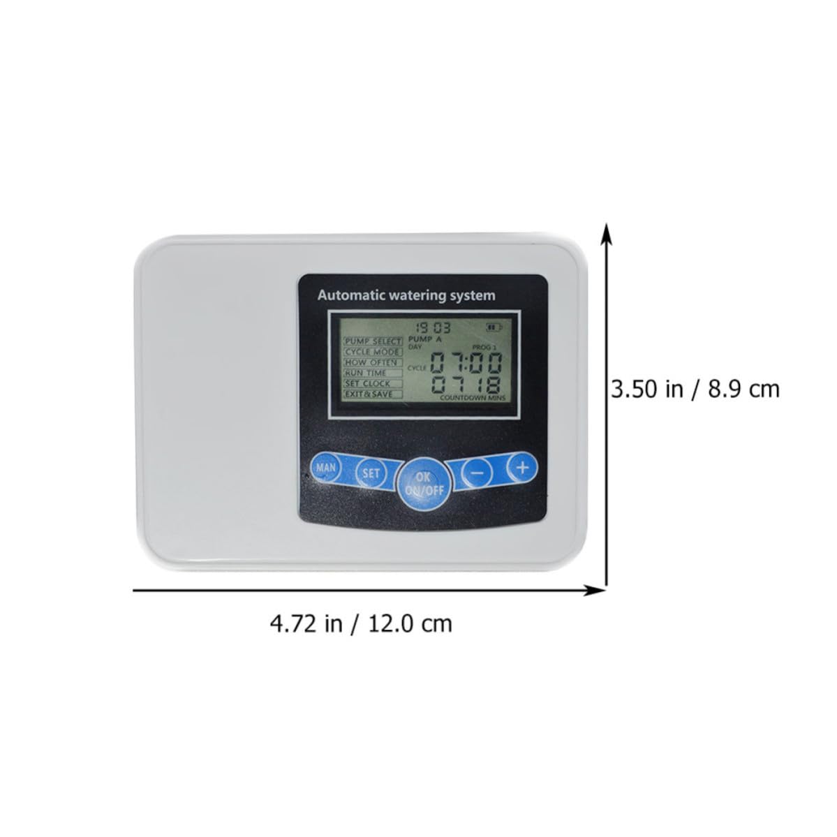 Timer Irrigazione Doppia Pompa, Controller Digitale 5w Abs