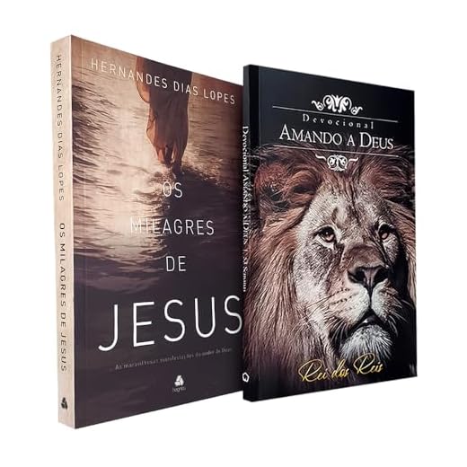 Kit Os Milagres de Jesus + Devocional Amando a Deus Leão