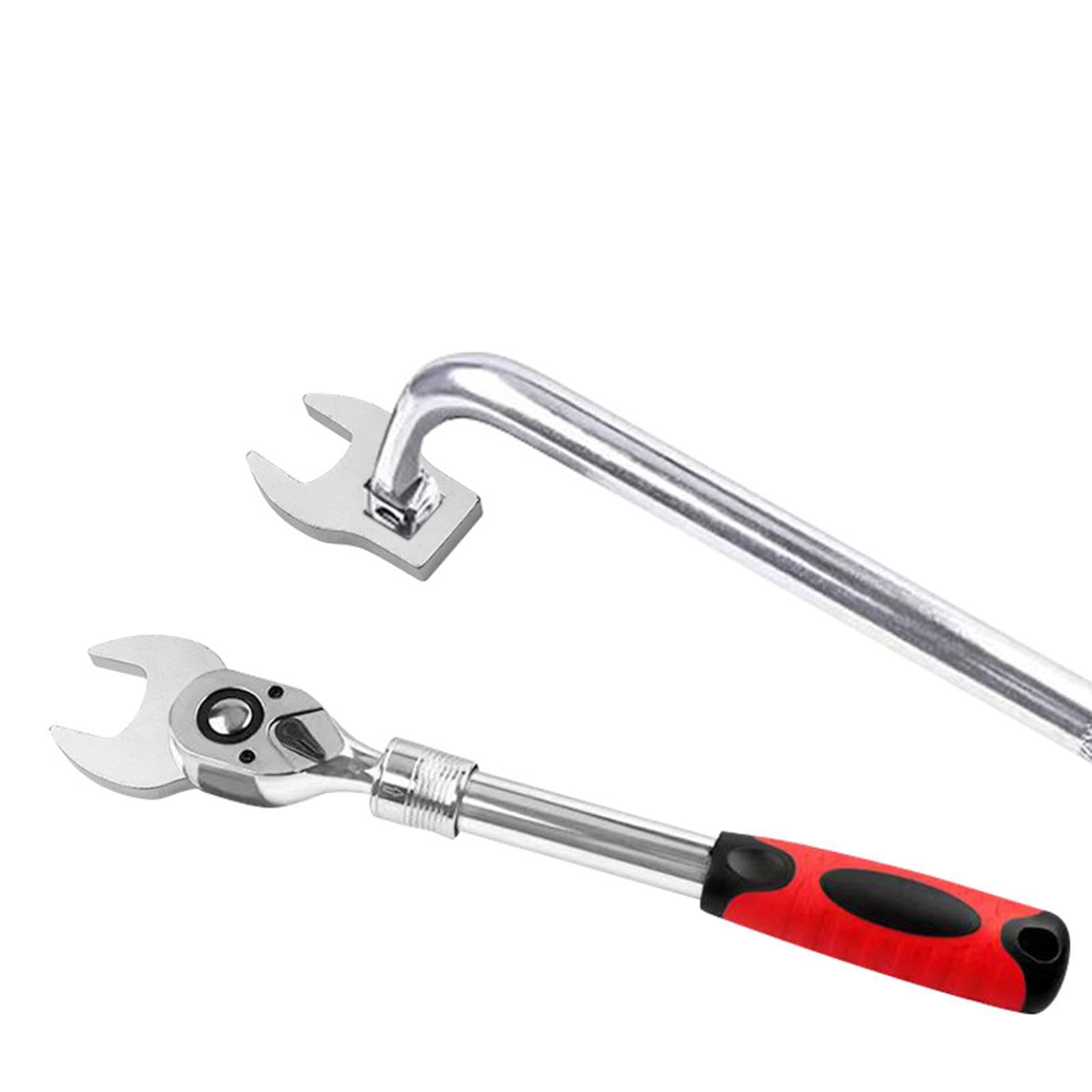 Klucz nastawny ze stali nierdzewnej, klucze nastawne szczękowe, zestaw kluczy płasko-oczkowych 8x 3/8" z napędem, płaskich, narzędzie ręczne, stal wysokowęglowa, profesjonalny 10 do 19 mm