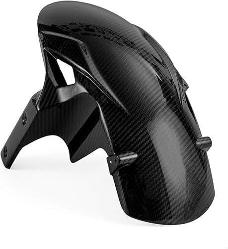 Miniatura 4 de Guardabarros delantero de motocicleta de fibra de carbono 100% real, para ZX-6R 2019 2020 en brillo