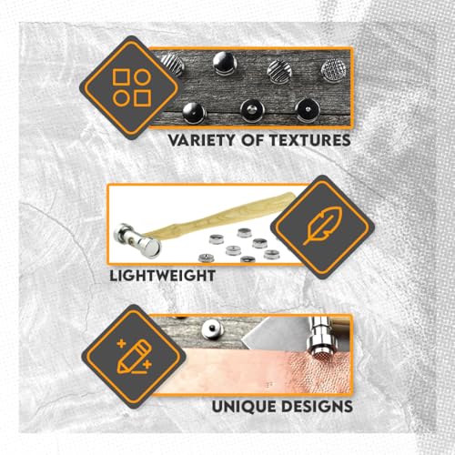 SE Texturing Hammer - Interchangeable Tips - Dual Head - 9 Different Tips - 837-9TM