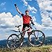 Outroad 26 Inch Folding Mountain Bike, 21 Speed Full Suspension High-Carbon Steel MTB Foldable Bicycle, Dual Disc Brake Non-Slip Folding Bikes for Adults/Men/Women,Black