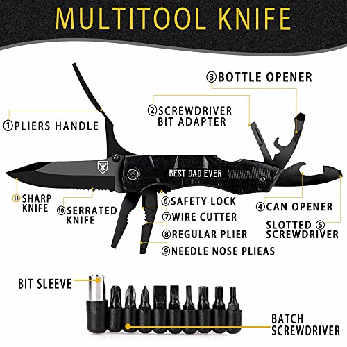 Dad Gifts From Daughter/Son, Fathers Day Dad Gifts, Unique Father S Day Multifunctional Tool Set Gift, Best Dad Ever Gifts From Wife, Cool Dad Bithday Gift, Christmas #TOP2