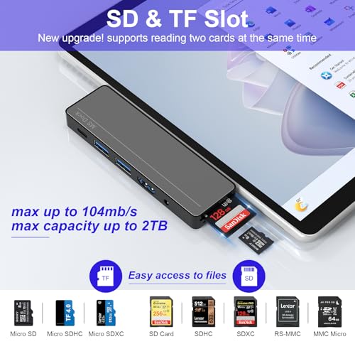 Adaptateur Surface Pro 9 pour le Télétravail Multi-Écran HDMI - 3