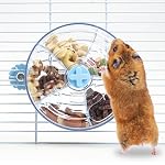 VCEPJH Rat Foraging Toy Interactive Slow Feeder with Transparent Rotating Treat Dispenser Wheel for Enrichment Activities Pet Rat Cage Accessories Ideal for Syrian Hamster Gerbil Mice (Blue) - Image 6