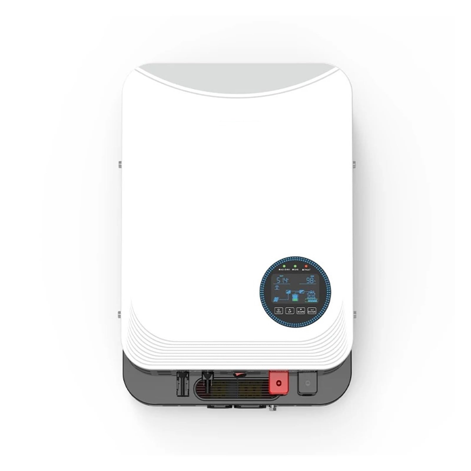 Hybrydowy falownik solarny 6,2 kW, 48 V, 230 V, czysta fala sinusoidalna, MPPT, inwerter, wbudowany kontroler ładowania słonecznego MPPT (03A-4200W-24V)