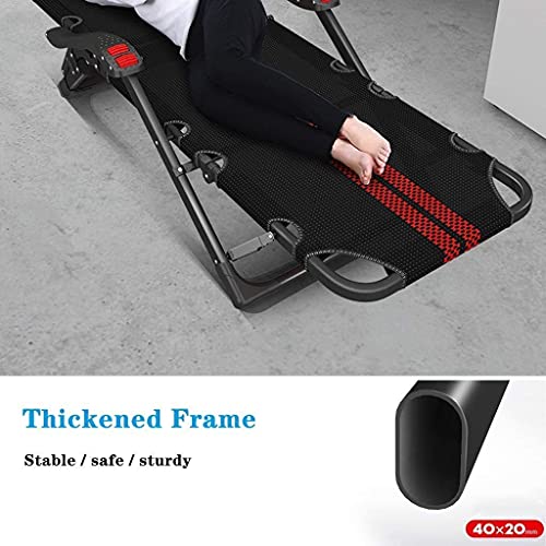 Chaise longue d'extérieur en métal ergonomique contre le mal de dos - 2