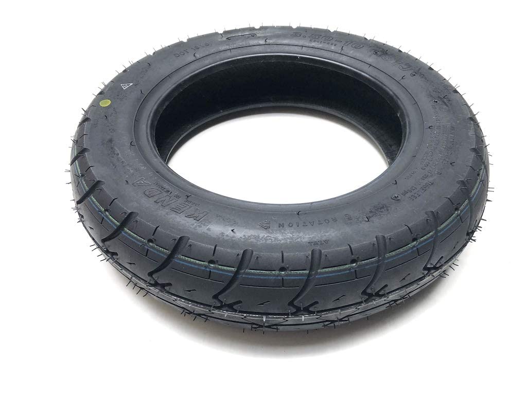 Streetparts24 Reifen 3.50-10 51J TT passend für China Roller, Vespa, Honda, Yamaha, Peugeot – 10 Zoll, Feinprofil, Wasserverdrängung – 1x Reifen 3.50-10 4PR 51J TL