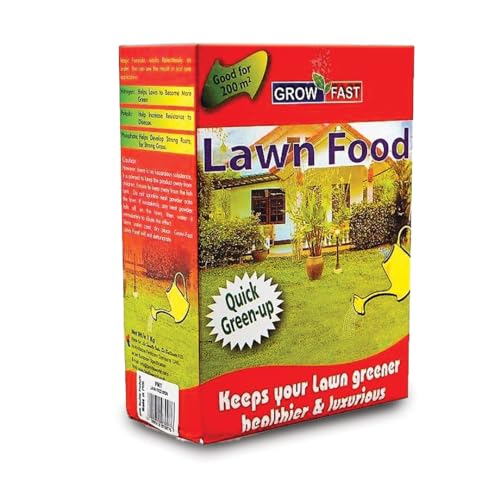 Organic Lawn Booster 100% Organic Lawn Essential Garden Food for Lush Green Lawn Grass (1 Pack 1000 grams) Long Lasting Balanced Organic Lawn Feed - for a Thicker Greener and More Durable Lawn