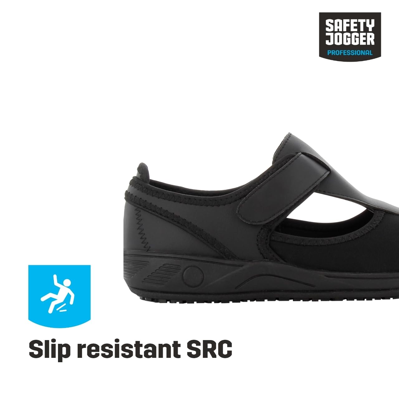 SAFETY JOGGER Scarpe di Sicurezza da Donna - Camille - Scarpe da Lavoro Leggere e Confortevoli con, Ideali per Infermieri, Cucina o Interni, Antiscivolo e Ammortizzanti, Oxypas