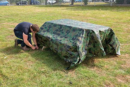Silverline 488443 Lona de Camuflaje, 2.4 x 3m