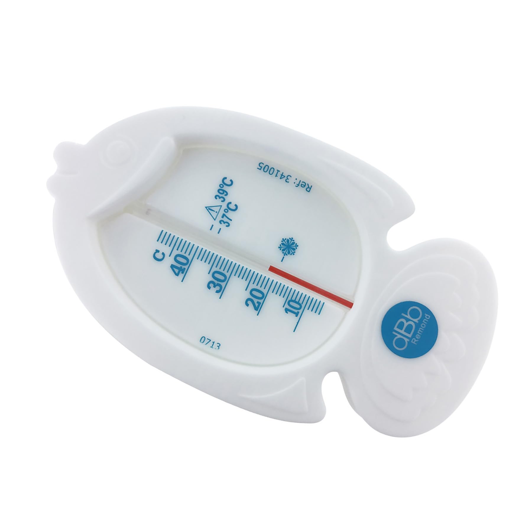 dBb Remond Thermomètre Bain pour Bébé Forme Poisson – Thermomètre de Bain Flottant – Sans Mercure - Blanc