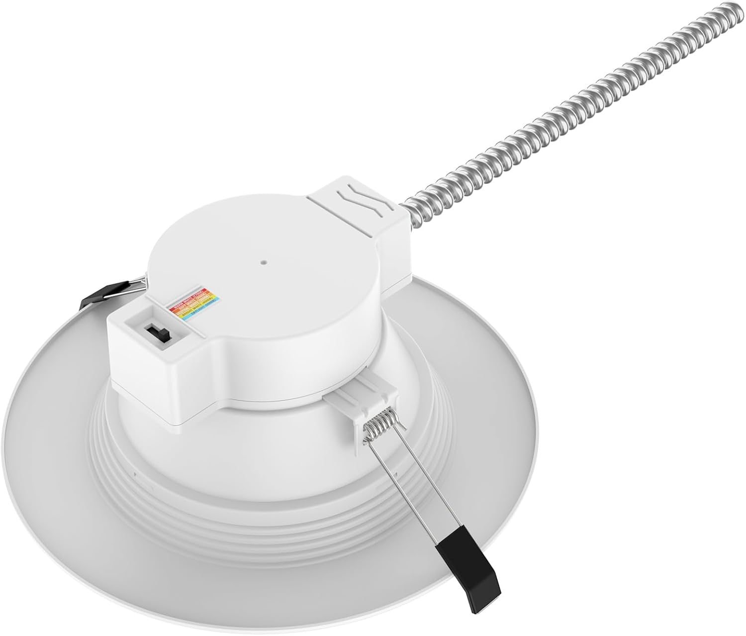 Satco Commercial LED Ceiling Downlight, CCT Selectable 2700K/3000K/3500K/4000K/5000K, 8 Inches, White