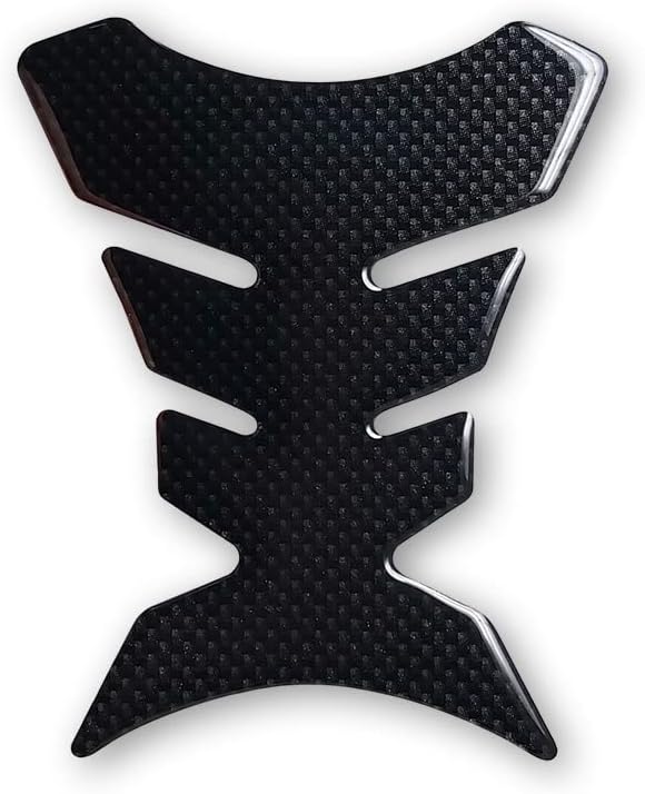 4R Quattroerre.it - 18163 Tank Pad Adhesive 3D for Motorcycles, Scorpion, Black