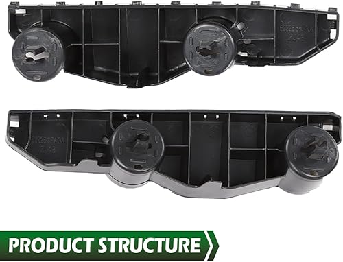 Miniatura 3 de GRAND ORANGE Soportes de parachoques delantero compatibles con Nissan Sentra Sedan 2013-2015 NI1033107 NI1032107 lado izquierdo y derecho 1 par