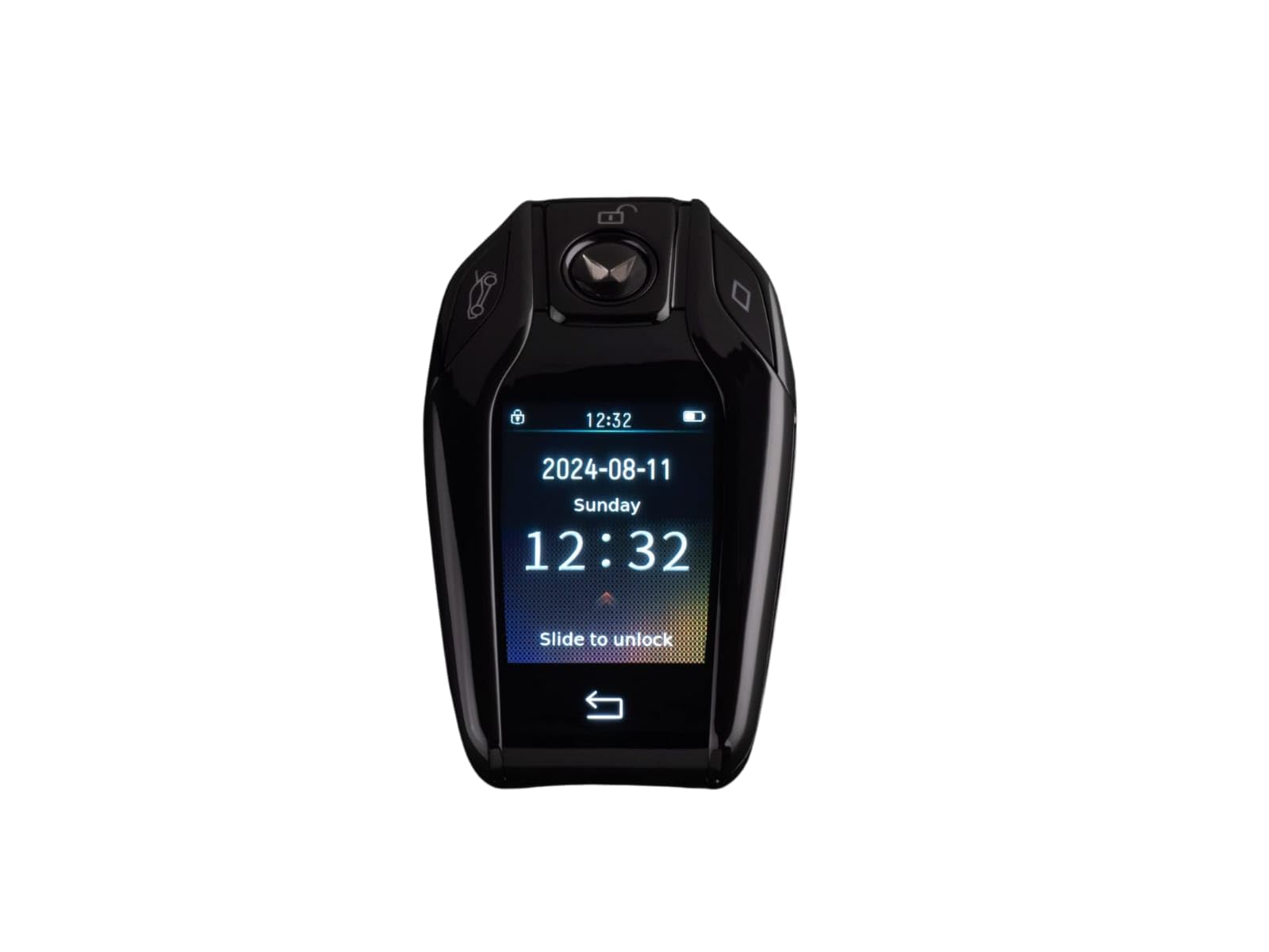 Keydroid Tron Midnight Black Smart Key | Slim & Lightweight | USB Rechargeable With Up to 200 Days Battery Backup | Display & Smart Proximity Locks | Car Accessories-image-45