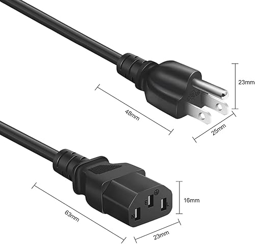 Miniatura 5 de Cable de alimentación para olla a presión eléctrica instantánea, olla rápida de potencia, olla arrocera, microondas, máquina de leche de soja y más