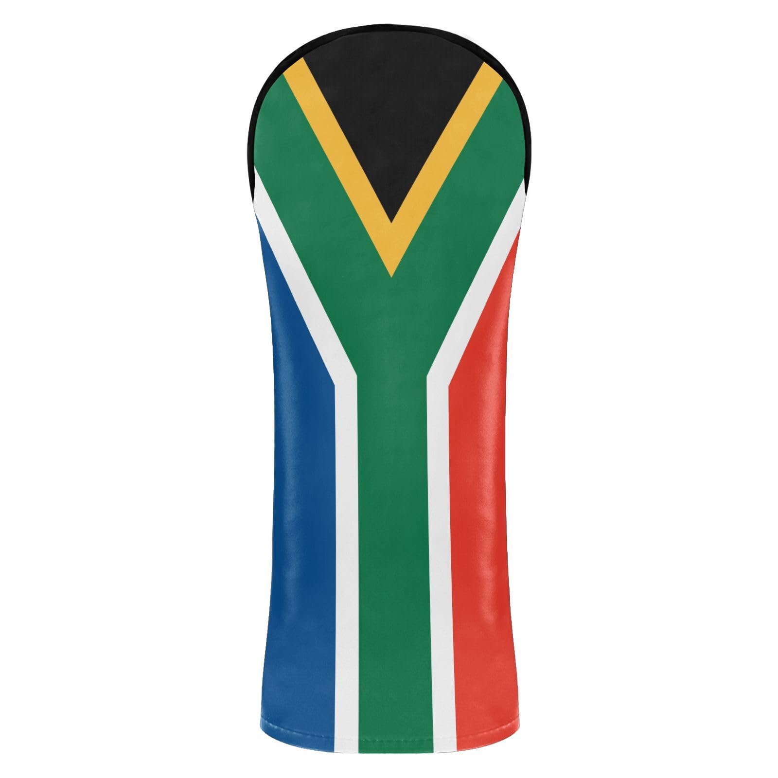 South Africa Flag South African National Golf Cover Set Headcovers with Number Tag for Woods and Driver Hybrid