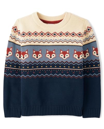 Gymboree Boys and Toddler Long Sleeve Crew Neck Pullover Sweater