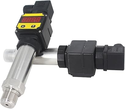 Digital Display Hydraulic Pressure Transmitter 4-20mA RS485 Water Fuel Level Sensor Absolute Vacuum Gauge Meter(4-20mA,0-10bar)