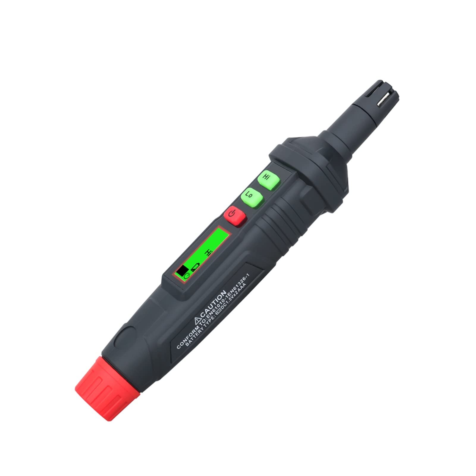 Gas Detector, Gas Analyzer Combustible Gas Leak Detector Pen Type Portable PPM Meter Flammable Natural Test 1000ppm Sound Light Alarm