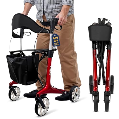 AMiNA Carbon Fiber Rollator Walker