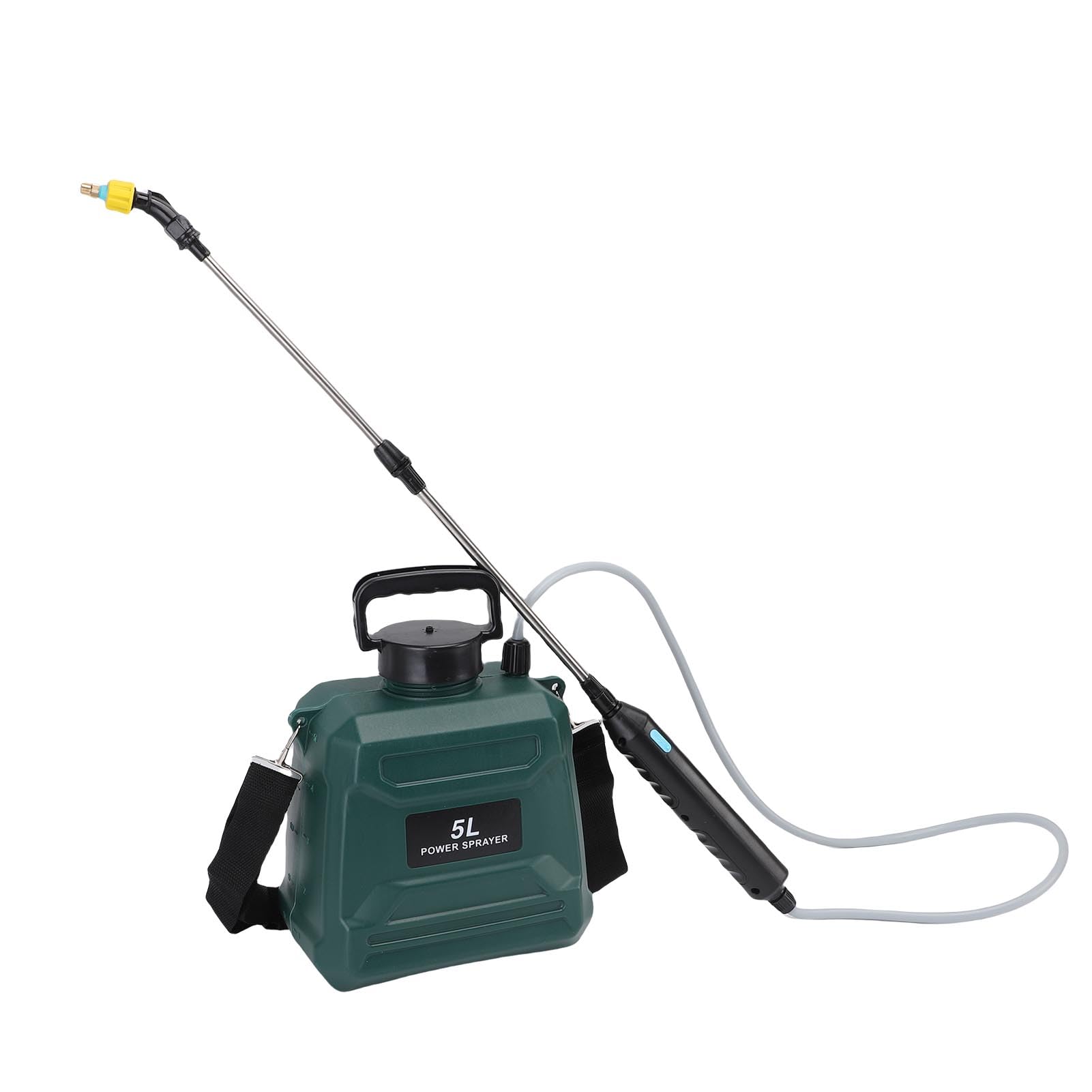 Fdit Spruzzatore Elettrico da Giardino, Pompa a Batteria con Ugello (GREEN)