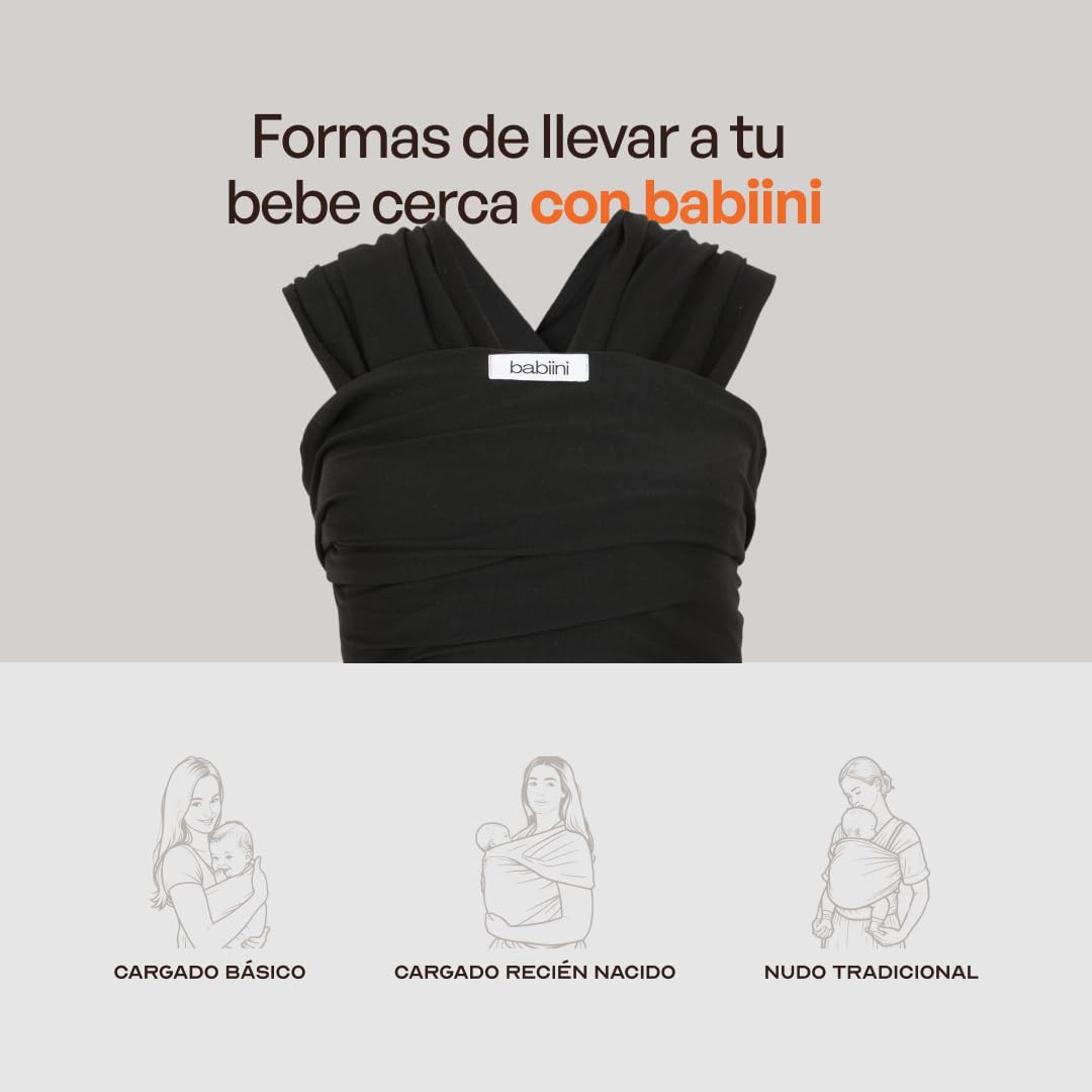Tragetuch Neugeborene Verstellbar Elastisch Baumwolle Ergonomisch Atmungsaktiv Babytrage 3.2 bis 12 kg Einfach zu Verwenden Hände Frei Maschinenwaschbar Baby Wrap ideal für unterwegs