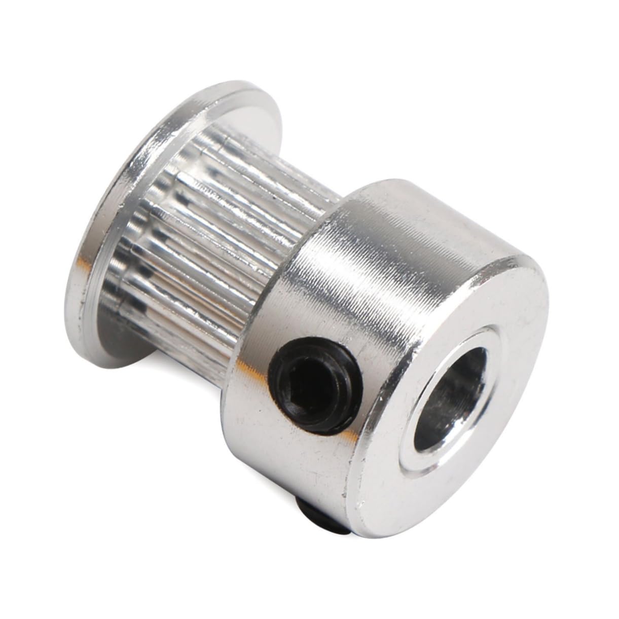 CIYODO 5 Pcs Timing Belt Pulley 8mm Performance Refrigerator Service Valve Gt2 Pulleys Toothpste Minimum Teeth Pulley Car Accessories Silver