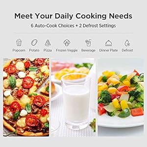 Comfee EM720CPL-PMB Countertop Microwave Oven with Sound On/Off, ECO Mode and Easy One-Touch Buttons, 0.7 Cu Ft, Black Comfee EM720CPL PMB Countertop Microwave Oven with Sound OnOff ECO Mode and Easy One Touch Buttons 07 Cu Ft Black