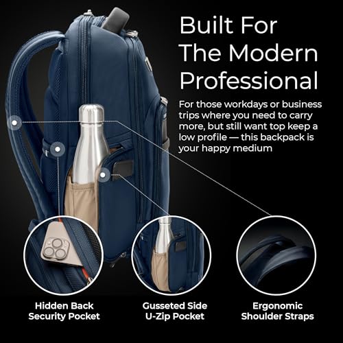 Image of Briggs & Riley @work Medium Backpack, Navy